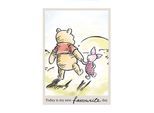 Bild KOMAR "Winnie the Pooh Today", bunt (farbe bild(er): bunt), B:30cm H:40cm, Holz, Papier, Bilder, Bild, Wandbild zur Dekoration im Kinderzimmer - ohne Rahmen