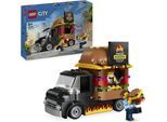 Konstruktionsspielsteine LEGO "Burger-Truck (60404), LEGO City", bunt, Spielbausteine, Kinder, Kunststoff, Konstruktionsspielsteine, Made in Europe