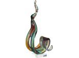 Dekoobjekt CASABLANCA BY GILDE "Skulptur Marea mehrfarbig H. 39,5 cm", bunt (mehrfarbig), B:18cm H:39,5cm T:18cm, Glas, Dekofiguren, Dekoobjekt