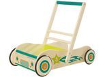 Lauflernwagen ROBA, bunt, Lauflernhilfen, KinderB:29cm H:45cm T:56cm, Holz, Lauflernwagen, aus Holz mit Bremse, B:29cm H:45cm T:56cm