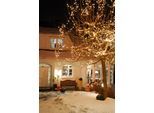 KONSTSMIDE LED-Lichterkette "Weihnachtsdeko aussen", Energieeffizienz: G, grün, Dioden 40 Stk. Flammen 40 Stk., Gesamtlänge 13,85m, Lichterketten, LED Minilichterkette, 40 warm weiße Dioden, LED-Lichterkette