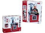 Spielküche KLEIN "MIELE", rot (rot, grau), Spielküchen, KinderB:47cm H:88cm T:28cm, Spielküche, Made in Germany, B:47cm H:88cm T:28cm