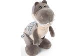 Kuscheltier NICI "Dinos, Dino Tony-Rex, 45 cm", grau, Plüschfiguren, KinderB:35cm H:45cm L:60cm, Kuscheltier, enthält recyceltes Material, B:35cm H:45cm L:60cm