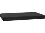 Bankauflage FORTE "High Rock", schwarz, B:61,6cm H:5cm T:35,4cm, Polsterauflagen, Bankauflage, Breite 61,6 cm