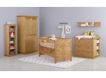 Babyzimmer-Komplettset OTTO HOME "Indra, FSC zertifiziertes Massivholz, zum Jugendzimmer umgestaltbar", beige (natur), B:391cm H:187cm T:54cm, Massivholz, Schlafzimmermöbel-Sets, Babyzimmer-Komplettset