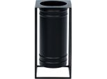 Schirmständer SPINDER DESIGN "DRIP", schwarz, B:20cm H:40cm T:20cm, Stahl, Regenschirmständer, Schirmständer, Regenschirmständer aus Stahl