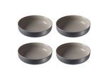 Schale RITZENHOFF & BREKER "Schalen Jasper ø 19.0 cm 4er Set", grau, L:19cm, Schüsseln, Schale
