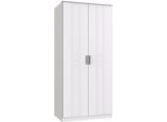 Kleiderschrank WIMEX "Borkum", weiß, B:91cm H:199cm T:58cm, Holzwerkstoff, Schränke, Kleiderschrank, wahlweise 91cm oder 135cm breit