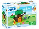 Konstruktions-Spielset PLAYMOBIL "Winnies & Ferkels Baumhaus (71693), JUNIOR & Disney", bunt, Spielbausteine, Baby, Kunststoff, Konstruktions-Spielset, Made in Europe