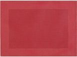 Platzset STUCO "Cadre", rot (weinrot), B:33cm L:45cm, Obermaterial: 75% Polyethylen, 25% Polyester, Platzsets, Platzset, Topseller