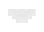 Untertasse VILLEROY & BOCH "Kaffeeuntertassen Modern Grace 17 x 14 cm 6er Set weiß", weiß, Speiseteller, Untertasse