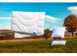 Microfaserbettdecke DUNLOPILLO "Home Bettdecken Sommer und Winter", weiß, B:135cm L:200cm, Bezug: 100% Polyester. Füllung: 100% Polyester, Bettdecken, Microfaserbettdecke, Bettdecke 135x200, 155x220cm, feuchtigkeitsregulierend