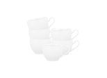 Espressotasse SELTMANN WEIDEN "Espressotassen Amina 0,1 l 6er Set", weiß, 6 tlg., Porzellan, Trinkgefäße, Espressotasse