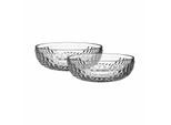 Schale VILLEROY & BOCH "Bols Boston 500 ml 2er Set transparent", bunt (transparent), L:16,9cm, Schüsseln, Schale