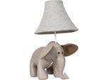LED Tischleuchte "Bobby der Elefant", grau, 1, H: 48cm, 1 Stk., HAPPY LAMPS FOR SMILING EYES, Leuchten, Hochwertig, Einzigartig, Zertifiziert, LED Tischleuchte