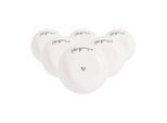 Schale VILLEROY & BOCH "Schalen Lieblingsmensch Statement ø 18,7 cm 6er Set weiß", weiß, L:18,7cm, Schüsseln, Schale