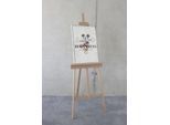 Leinwandbild KOMAR "Mickey Be Kind - Größe 40 x 60 cm", bunt (farbe rahmen: braun, farbe bild(er): bunt), B:40cm H:60cm T:2cm, Holz, Papier, Bilder, Leinwandbild, Keilrahmenbild mit Echtholzrahmen, Kinderzimmer