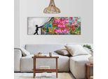 Wandbild REINDERS "Surprise Wall", bunt (farbe bild(er): bunt), B:156cm H:52cm T:3cm, MDF, Bilder, Wandbild