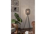 EGLO Stehlampe "RINROE Stehlampe, Stahl, E27, IP20, Wohnzimmerlampe, Flurlampe, Lampe", schwarz, 1, Ø 32,5cm H: 140,5cm, 1 Stk., Leuchten, Stehleuchte Rinroe mit Schalter schwarz 1X40W H:140,5 Ø 32,5 cm, Stehlampe