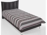 Tagesdecke, schwarz, B:195cm L:225cm, Polyester, WESTFALIA SCHLAFKOMFORT, Tagesdecken, Tagesdecke