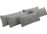 Sofakissen OTTO HOME "Mikado", silber (silberfarben), B:65cm H:25cm T:10cm, 100% Polyester, Polsterauflagen, Sofakissen, 3,5,6,7-teilige Kissen-Sets zur Auswahl