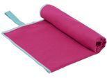 Handtücher OTTO HOME "Leoa, diverse Größen, Sporthandtuch, Reisehandtuch, Strandtuch", beere, B:30cm L:50cm, Microfaser, Mikrofaser, Handtücher, Handtücher, sehr leicht, kompakt, schnelltrocknend, Mikrofaser mit Kontrastnaht