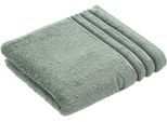 Saunatuch VOSSEN "Cult de Luxe", grün (soft grün), B:100cm L:150cm, Walkfrottee, Obermaterial: 100% Baumwolle, Handtücher, Saunatuch, mit Glanzbordüre