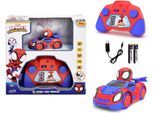 RC-Auto DICKIE TOYS "RC Spidey Web-Crawler 1:50", rot, blau, Fernlenkfahrzeuge, Kinder, Kunststoff, RC-Auto