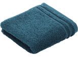 Gaestehandtuecher VOSSEN "Calypso Feeling", blau (poseidon), B:30cm L:50cm, Walkfrottier, Obermaterial: 100% Baumwolle, Handtücher, Gaestehandtuecher, im Set, VEGAN