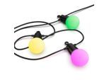 HAMA LED-Lichterkette "LED Lichterkette Outdoor (mit App, 12 Glühbirnen, 16 Mio. Farben, 8 m)", bunt, Dioden 12 Stk., Gesamtlänge 5m, Lichterketten, LED-Lichterkette