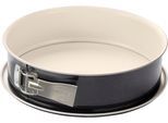 Springform "Back-Trend", schwarz (anthrazit, cremefarben), Ø:26cm, Stahlblech, DR. OETKER KÜCHENHELFER, Küchenformen, Springform, Flachboden