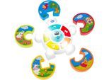Lernspielzeug CHICCO "Elektronisches Puzzle - Errate Das Tier", bunt, Lernspielzeug, BabyH:5cm Ø:25cm, Lernspielzeug, mit Licht und Sound, H:5cm Ø:25cm