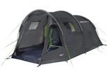 Tunnelzelt HIGH PEAK "Torri 4.0", bunt (dunkelgrau, grün), Zelte, B/H/L: 260cm x 190cm x 455cm, Tunnelzelt, abgedunkeltes Innenzelt, B:260cm H:190cm L:455cm