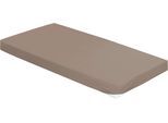 Spannbettlaken BIERBAUM "Jersey", grau (kitt), 1 Stk., Jersey, 90-100x190-220 30cm, Jersey, Obermaterial: 95% Baumwolle, 5% Elasthan, Bettlaken, Spannbettlaken, 95 % Baumwolle und 5 % Elasthan für optimale Weichheit und Dehnbarkeit