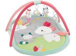 Spielbogen FEHN "Aiko & Yuki, 3-D-Activity-Decke", bunt, Spielbögen, Baby, Plüsch, Spielbogen, mit Krabbeldecke