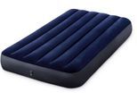 Luftbett INTEX "DURA-BEAM Classic Downy Airbed" Gr. 99, blau, Luftbetten, B/H/L: 99cm x 25cm x 191cm, Vinyl, Luftbett, B:99cm H:25cm L:191cm