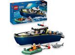 Konstruktionsspielsteine LEGO "Verfolgungsjagd im Polizeiboot (60456), LEGO City", bunt, Spielbausteine, Kinder, Kunststoff, Konstruktionsspielsteine, Made in Europe