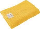 Handtuch DYCKHOFF "Nature", gelb (amber), B:50cm L:100cm, Frottier, Obermaterial: 100% Baumwolle, Handtücher, Handtuch