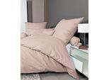 Kissenbezug JANINE "PIANO 0125 31 80x80", beige (natural), B:15cm L:40cm, Mako-Soft-Seersucker, Seersucker, Kissenbezüge, Kissenbezug, mit Reißverschluss
