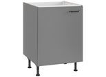 Spülenschrank OPTIFIT "Elga", grau (basaltgrau, basaltgrau), B:60cm H:87cm T:58,4cm, Holzwerkstoff, Schränke, Spülenschrank, mit Soft-Close-Funktion, höhenverstellbaren Füßen, Breite 60 cm
