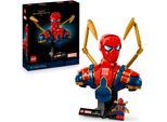 Konstruktionsspielsteine LEGO "Iron Spider-Man Büste (76326), LEGO Super Heroes", bunt, Spielbausteine, Kinder, Kunststoff, Konstruktionsspielsteine, Made in Europe