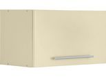 Kurzhängeschrank WIHO KÜCHEN "Unna", beige (front und korpus: magnolia), B:60cm H:35cm T:35cm, Schränke, Kurzhängeschrank, 60 cm breit