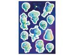Wandtattoo KOMAR "Soul - Soulmates - Größe 50 x 70 cm", blau (blau, weiß), B:50cm H:70cm, Folie, Wandtattoos, Wandtattoo, selbstklebend, Wandsticker, Kinderzimmer
