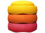 Balancetrainer STAPELSTEIN "Original warm classic", bunt, Balancetrainer, Kinder, B/H/L: 12cm Ø 27,5cm, Polypropylen, Balancetrainer, 180 g leicht und bis zu 180 kg belastbar, H:12cm Ø:27,5cm