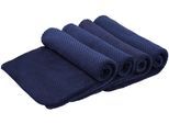 Handtücher OTTO HOME "Parris, diverse Größen, ideal als Sporthandtuch, Reisehandtuch", marine, B:140cm L:70cm, Microfaser, Mikrofaser, Handtücher, Handtücher, sehr leicht, kompakt, schnelltrocknend, Mikrofaser, mit Waffelmuster