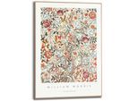 Poster REINDERS "William Morris", bunt (farbe bild(er): bunt), B:50cm H:70cm T:2,2cm, MDF, Bilder, Poster