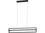 EGLO Hängeleuchte "SIBERIA", schwarz, H: 110cm, 1 Stk., Leuchten, Hängeleuchte in schwarz aus Stahl - 34W - warmweiß - kaltweiß, Hängeleuchte