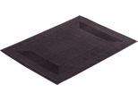 Badematte VOSSEN "New Generation" Gr. 2, grau (anthrazit), H:10mm, Baumwolle, Badematten, Badematte, Badteppich, mit Bordüre, Hoch-Tief Effekt, reine supersoft Baumwolle
