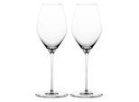 Champagnerglas SPIEGELAU "Champagnergläser Hi-Lite 347 ml 2er Set transparent", bunt (transparent), Glas, Trinkgefäße, Champagnerglas