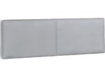 Kopfteil WIMEX "Easy", grau (beton lichtgrau kunstleder), Für Bettbreite 90cm, Polsterauflagen, Kopfteil, gepolstert, mit Kunstleder bezogen